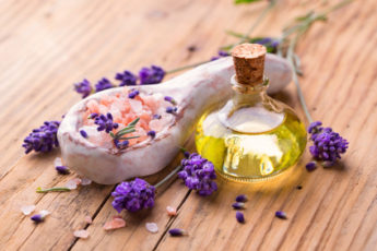 Badesalz mit Lavendel