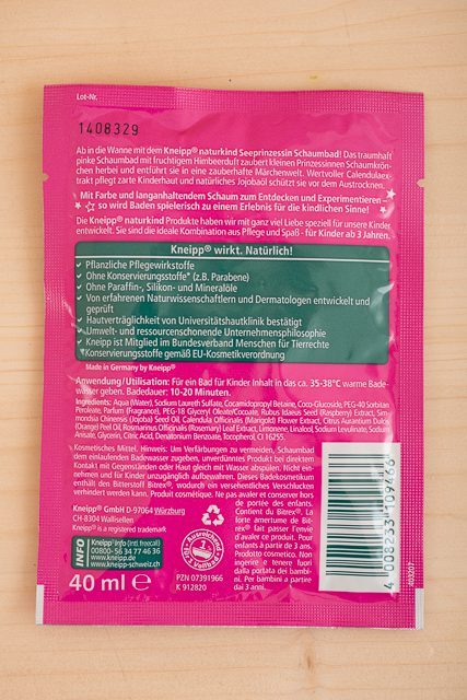 Kneipp Seeprinzessin Inhaltsstoffe