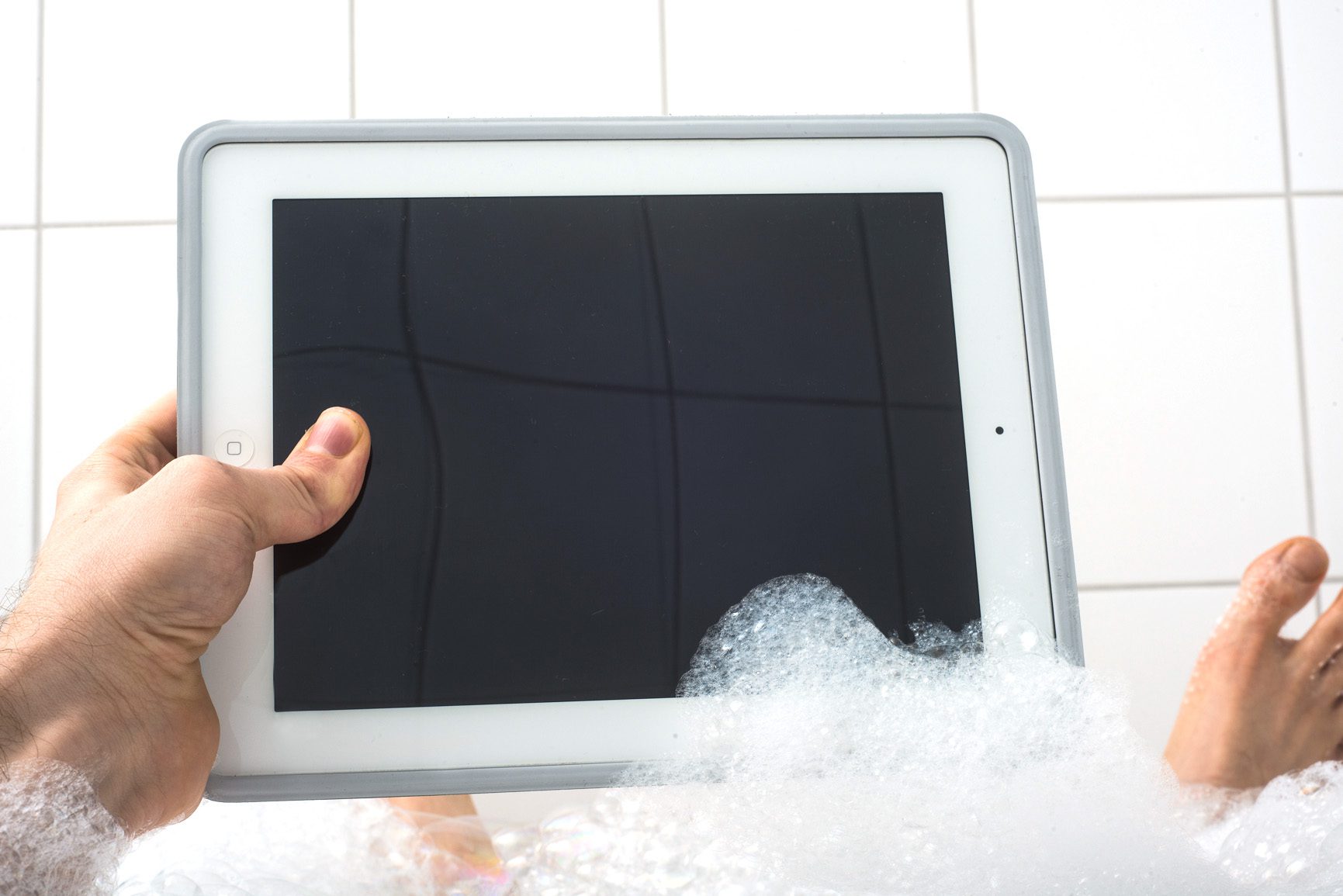 Ipad in der Badewanne Ipad in der Badewanne