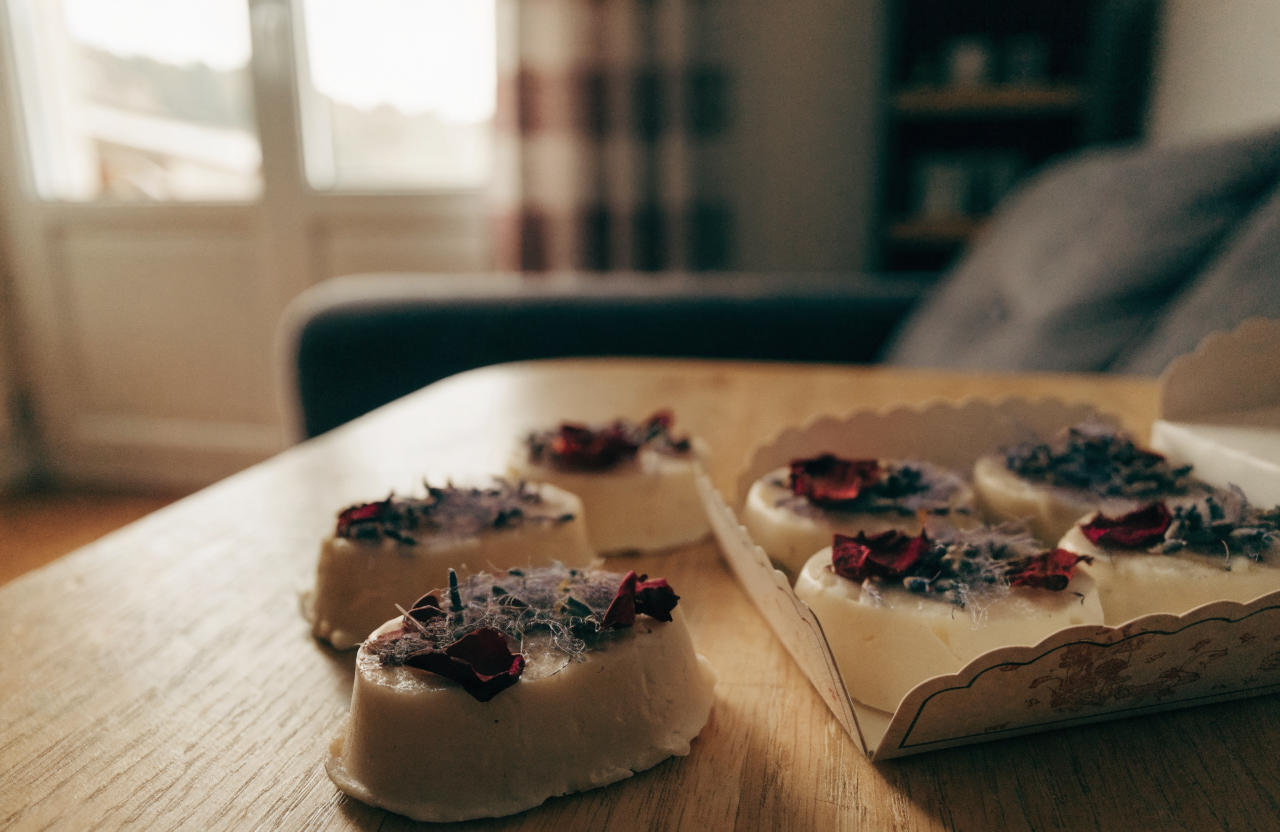 Badepralinen selber machen: pflegende Badebutter zum Verschenken