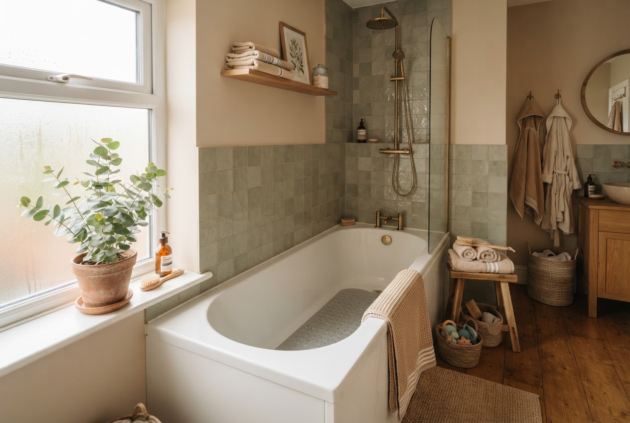 Badewanne mit rutschfester Matte – sicher baden im Badezimmer