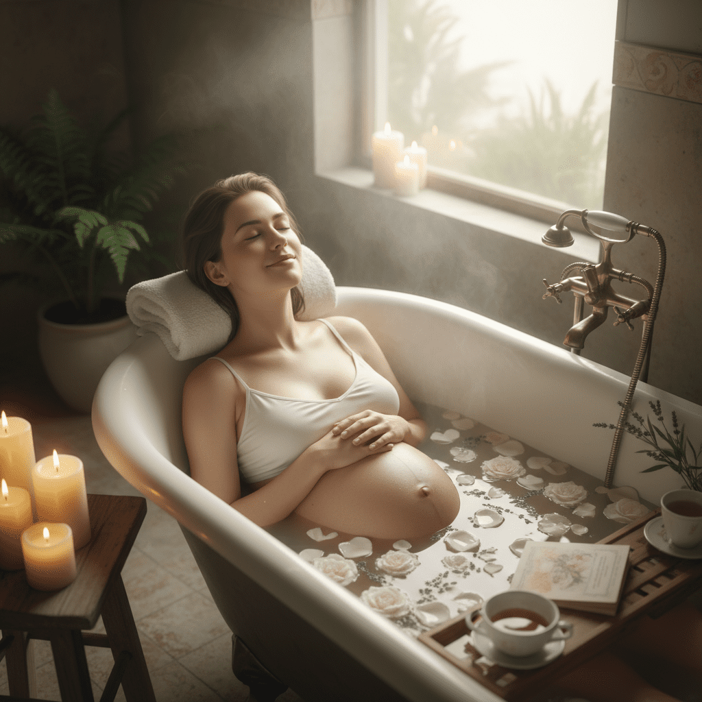 Baden in der Schwangerschaft: Was ist ok?