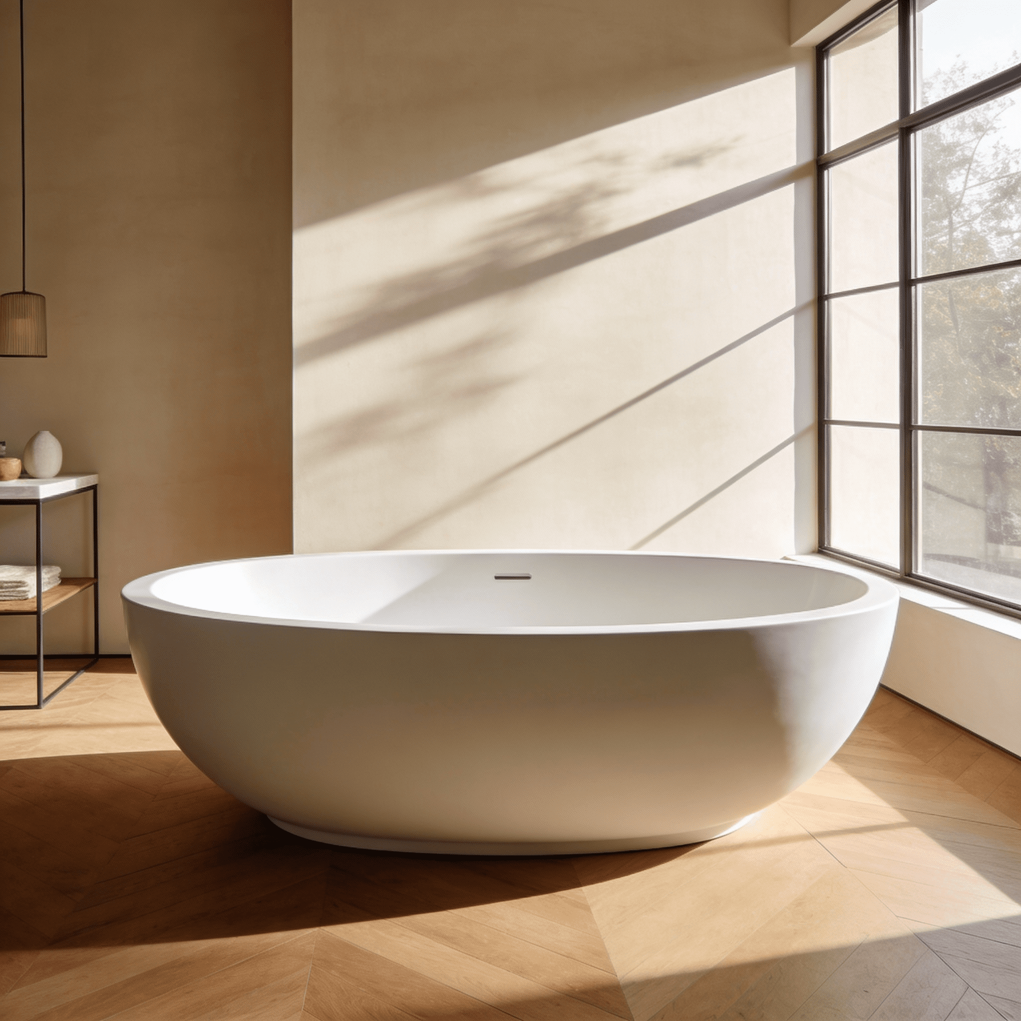 Freistehende Badewanne planen: Platz, Ablauf, Bodenaufbau