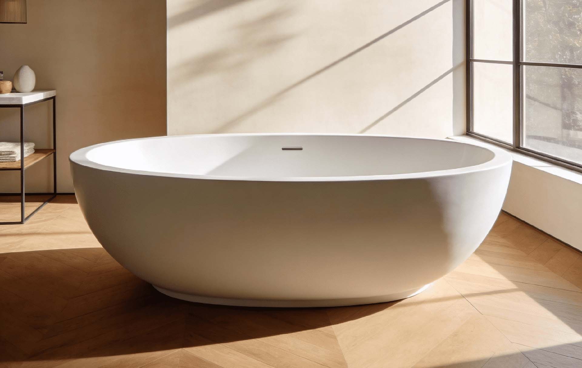 Freistehende Badewanne