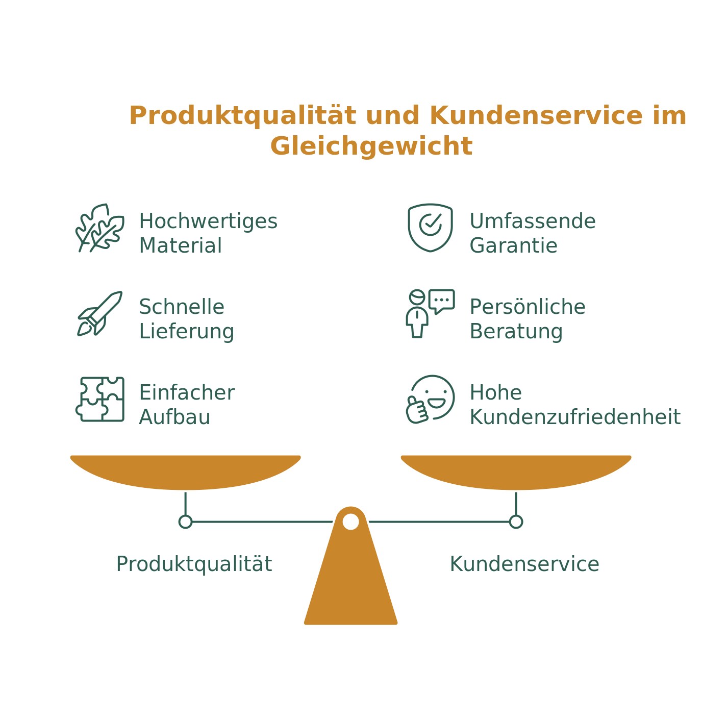 Infografik: Kaufkriterien für eine freistehende Badewanne - Material, Garantie, Lieferung, Beratung, Aufbau